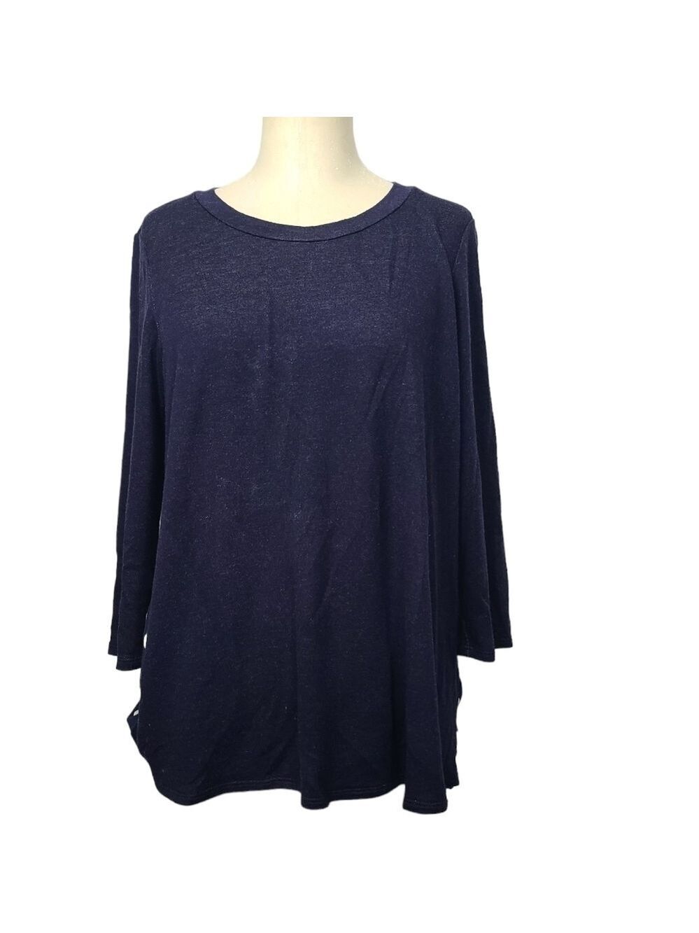 Papermoon Stitch Fix Blue White Polka Dot Marisol Top L